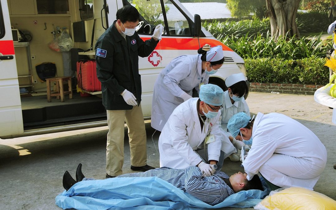 Distribusi Bantuan di Pasar